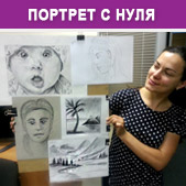 Правополушарное рисование. Портрет с нуля